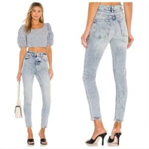 Free People x We The Free Zuri Mom Jean in‎ Lived Size 25